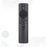 Polotech Mi TV Stick/MI Box 4S 4K, Mi TV Stick i&ccedil;in Bluetooth ve sesli kumandalı yedek uzaktan kumanda W9604S