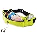 Produktbild Laufgurt »RunHero« Stilvolle Gürteltasche / Bauchtasche / Lauftasche für Laufen, Wandern, Klettern,Fahrradfahren,Fitness, Reiten usw. - 4x Farben / Handys bis ca. 5,5Zoll / elastisch wasserdicht & festsitzend ! Inkl. Separaten Ausgang für die Kopfhörer : grün