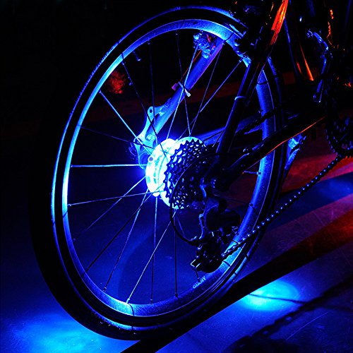 nuoyo Licht, 8 LED, die Sicherheit, wenn Drive nachts, schützen und Dekorieren Räder, Blu-ray - 6