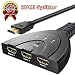 Produktbild HDMI Switch Splitter 3 in 1 Out mit High Speed Pigtail Kabel unterstützt 1080p & 3D, HD Audio