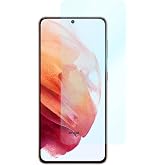Engo Samsung Galaxy S21 İle Uyumlu Ekran Koruyucu 9H Temperli Kırılmaz Esnek Nano Cam, &Ccedil;izilmeye Dayanıklı Koruma, HD Şeffaf