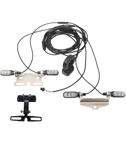 Bassulouda 1 Stks Richtingaanwijzer Schakelaar E-bike 2 in 1 Richtingaanwijzer Knipperlicht Knop Schakelaar Elektrische Fiets E-Bike Elektrische Scooter Onderdelen Accessoires