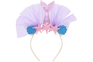 ‎THEMATYS thematys Meerjungfrau mermaid Haarschmuck | Haarreif | Haarreifen | Haarband | Mädchen | Kinder | Erwachsene | Accessoire | Fasching | Karneval | Cosplay | Kinder-Geburtstag | Kostüm (Style004)