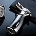 Produktbild Jobon Quad Jet Straight Flame Butane Spray Torch Cigar Lighter Gun Metal