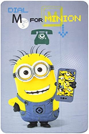 Shirtworld Minions – Fleece Blanket 100 x 150 cm, Motiv 0, One Size