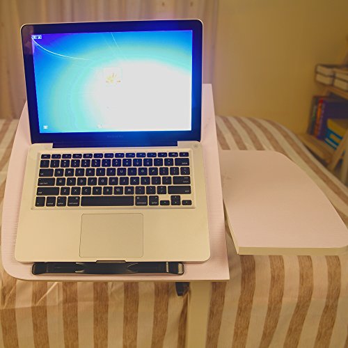 Corlorfulworld Laptoptisch höhenverstellbar Notebooktisch Laptoptisch Laptop Notebook Tisch Notebookständer Laptopständer auf Rollen höhenverstellbar Halterung Es gibt drei Farben (pattern) - 5