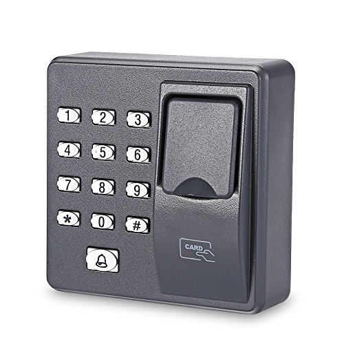 Preisvergleich Produktbild Hunpta Biometrische Digital Imaging Digital Access Control Machine RFID Leser Scanner System Sensor Code für elektrische Sperre (Grau)