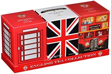 English Tea, "English Tea Collection" - Heritage Range Three Cartons Gift Pack with the Union Jack Printed Carton in the Centre