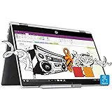 hp laptops HP Pavilion x360 Intel Core i3 8th Gen 14-inch Touchscreen 2-in-1 FHD Thin and Light Laptop (4GB/1TB+8GB SSHD/Windows 10 Home/MS Office/Natural Silver/1.59 kg), cd0077TU