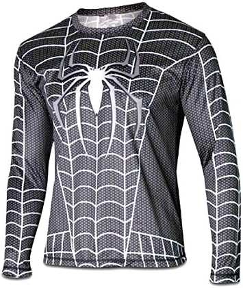 Abbigliamento Cosplay Uomo M - 16031 Women's Long Sleeve Sports T-Shirt With Spiderman Print For Men