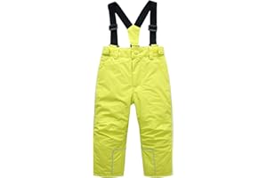 SEVEN BB Pantalon de Ski pour Enfant Hiver Chaud Pantalon de Snowboard Garçons Outdoor Imperméable Softshell Pantalon de Randonnée Montagne Fille Pantalon de Snow 1-14 Ans