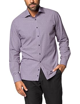 ETERNA Langarm Hemd MODERN FIT Popeline bedruckt