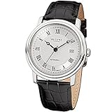 Regent Herren-Armbanduhr Analog Automatik One Size, silberfarben, schwarz