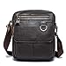 Produktbild WAVENI Herren Messenger Schultertasche Vintage Leder Aktentasche Crossbody Tasche (Color : Coffee Color)