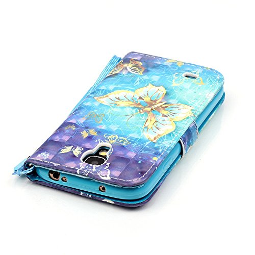 Funda Galaxy S4   Soporte  Flip Folio Piel de PU Cartera Funda   Ranuras para tarjetas  Choque Absorci  n Shell  Cierre magn  tico para Samsung Galaxy S4