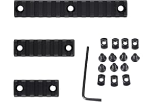 ToopMount Picatinny Rail 5-Slot 7-Slot 13-Slot Lightweight Aluminum 3-Piece Picatinny Weaver Rail para Caza al Aire Libre