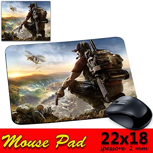 Mouse Mat Pad Gaming Customizable SP 2 mm Collection Games Ghost Recon