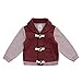 Marc janie Baby Boys Splice Knitting Outerwear Coat Wine Red 4T