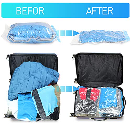 Housses-de-Rangement-sous-Vide-12-Pack-Sacs-de-Compression-de-Stockage-de-Vide-de-Voyage-Rutilisables-Economiser-de-lespace-Sacs-de-Stockage--Rouler-Vtements-Couettes-Literie-Oreil