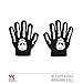 Produktbild Lively Moments Handschuhe / Kinderhandschuhe / Halloweenhandschuhe / Skeletthandschuhe mit Knochendruck und Totenkopf für Kinder