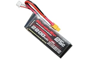 RoaringTop Batterie Lipo 3S 2200mAh 25C Lipo Batterie avec XT60 pour RC Voiture,Bateau,Camion,Hélicoptère,Avion,Quadcopter(1 PCS)