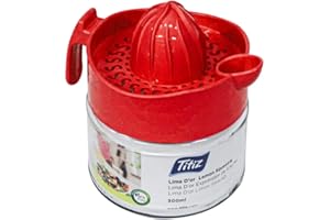 GIFT BRIT Lemon Juicer with Glass container Citrus Squeezer 300 ml , Assorted