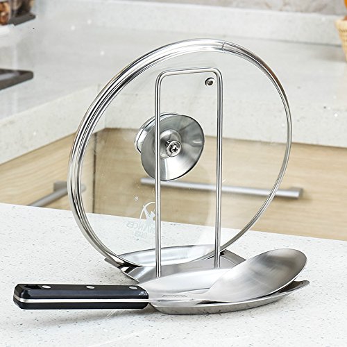 WINZSC Mangiando 304 pentola in acciaio inox coperchio cremagliera multifunzionale rack pala paletta e vassoio di acqua lu42310 (Dimensione : 35 centimetri)