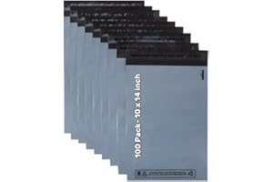 DVIVA 100pcs Postage bags for clothes |10"x14" Waterproof and Tear-Proof Mailing Bags | Large Parcel Bags for Delivery, Shipping & Packages