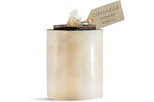 EL FUEGO FIREPIT Eco Fuego - Natural Wax Refill | 8 Hour Burn Time for El Fuego Fire Pit Only (1, Citronella)