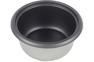 HONSEADEK Olla interior de repuesto para olla arrocera eléctrica, recipiente de cocina extraíble antiadherente de aleación de aluminio, accesorio de cocina portátil (1,5 L)