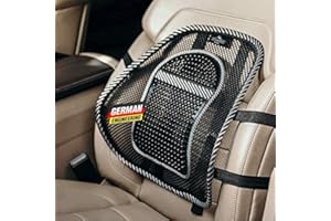 Donnerberg Supporto Lombare Auto Original – qualità Tedesca - Sollievo dal Dolore alla Schiena - Schienale massaggiante per Postura Perfetta - in Ufficio, Auto, casa