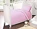 Love2Sleep COTTON RICH COT BED PILLOWCASES PAIR 16"X 24" PINK