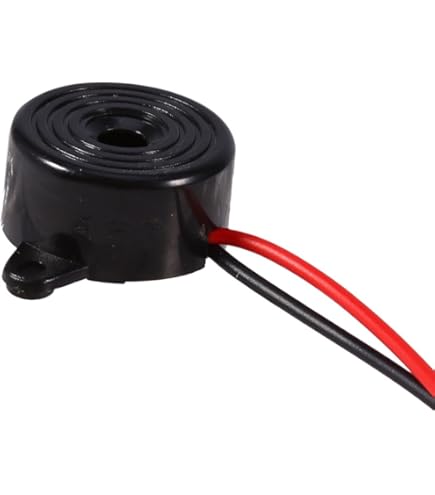 ZYAMY 5PCS DC 3-24V Piezo Buzzer Mini Beep Alarm Electronic Sounder Small Enclosed Continuous