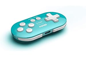 8Bitdo Zero 2 Bluetooth Gamepad For Switchpcmacosandroid (Turquoise Edition) [
