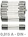 Produktbild DIN Feinsicherung Sicherung 0,315A 5x20mm 10 Stück Saeco Gaggia
