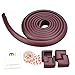 MIU COLOR Wine Red Baby Safety Table Desk Edge Corner Guard with 4 Corners, Long & More Protection for Child in a Soft Way (13ft)