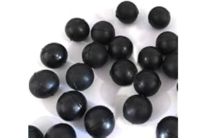 Dsoar Pelota de Goma Paintball Calibre .68 Paintballs Blandos de Entrenamiento Reutilizables Practica Paintballs, 120 PCS 3 Colores