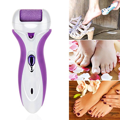 4 in 1 Set Wiederaufladbar Epiliergeräte Hornhautentferner zur Fußpflege, Scherkopf, Epilieraufsatz, Rasier-Aufsatz 4 Aufsätzen mit EU Stecker - 3