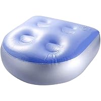 1 Stück Spa Booster Kissen Aufblasbares Whirlpool-Sitzkissen mit Saugnäpfen für Badewanne Spa Whirlpool Baden