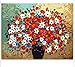 Produktbild WGXCC DIY Multi Farben Blumen Malen Nach Anzahl Digitalbilder Ölgemälde Auf Baumwolle Home Wandkunst Wohnzimmer Einzigartiges Geschenk Ohne Rahmen 40x50 cm