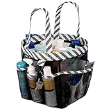  blitzlabs Duschkorb aus Netzstoff, schnell trocknend, für Toiletry und Bad schwarz