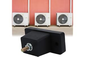 ‎OUKENS Shock Cushion for Air Conditioning, 4-Piece Non-Slip Rubber Bracket for Air Conditioning, Shockproof Foot Pad, Raising Mat Holder for Outdoor Air Conditioning, Shock Cushion for Air Conditioning