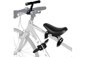 Lueirltoy Mountain Bike Child Seat, Front Mounted Bicycle Seats for Children with Armrest Frame, Suitable for Children Ages 2-5 Years