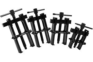 XERSEK 2/3/4/6Zoll Einstellbare Lagerabzieher Zwei Backenlager Zahnradabzieher Polradabzieher Kugellager Innen Radlager Abzieher Werkzeug zum Radabbau, Rotoren, Lager, Zahnräder Ausbaukit Entfernungswerkzeug