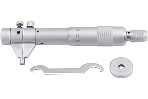 CANDEON Outil De Mesure Micrométrique Intérieur 5‑30 Mm, Jeu De Micromètres Intérieurs Jauge D'alésage Jauge De Diamètre Intérieur Calibre Micrométrique D'alésage En Acier Inoxydable Avec Dispositif De Verrou