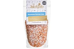 Joe & Seph's Popping Corn Kernels (1x400g), XX-Large Bag, Cinema Style, Popping corn for a popcorn maker, movie night snack, unflavoured kernels, healthy snacks, DIY