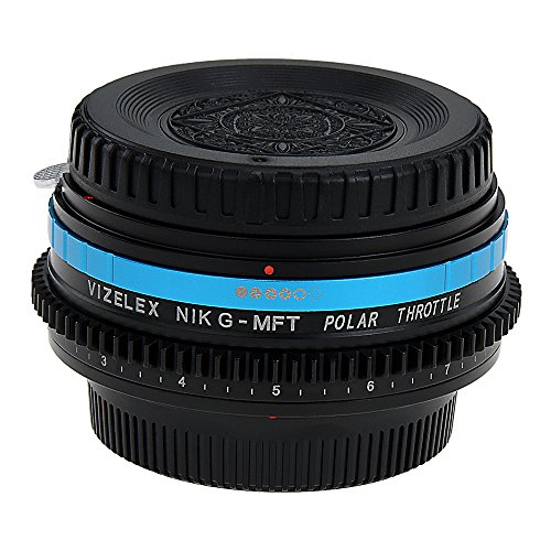 Vizelex Polar d acc  l  rateur       Adaptateur de monture d objectif Nikon Nikkor F Plat de type G D SLR Objectif pour micro four Thirds  MFT  M4 3  Fixation sans miroir bo  tier d appareil photo int  gr   avec filtre polarisant circulaire