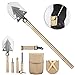 Produktbild Overmont Multifunktional 13 in 1 Militärschaufel Klappspaten Schaufel Survival Spaten für Garten Wandern Camping Ausflug Rucksackreisen Outdoor Notfall mit Transporttasche