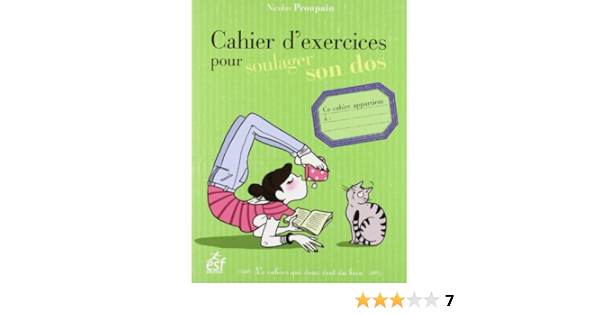 Cahier D Exercices Pour Soulager Son Dos Amazon Fr Proupain Nicolas Wingrove Maureen Livres