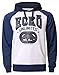 Mens ECKO Fleece Hoodie BERKELEY Overhead Hooded Graphic Sweatshirt Top, Blue/White, Large
